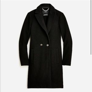 J. Crew Petite New Daphne topcoat in Italian boiled wool